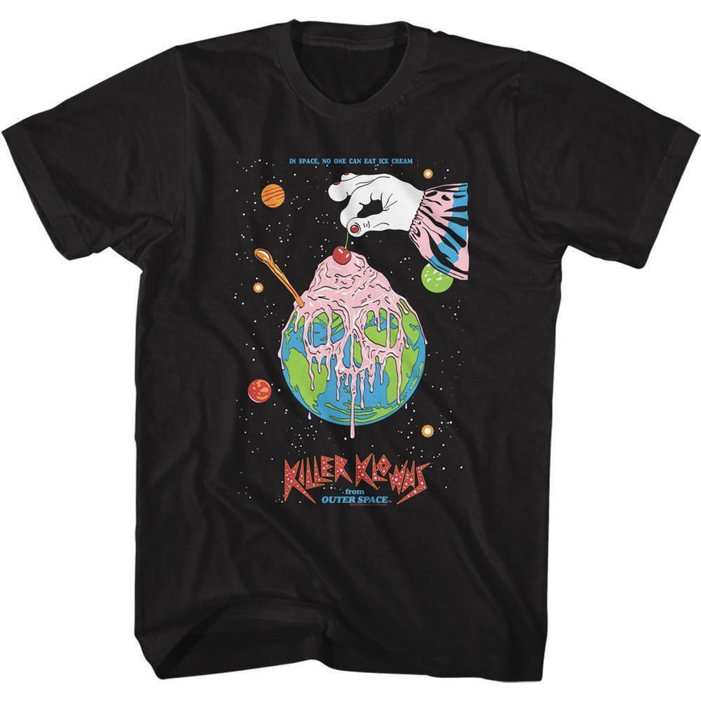 Killer Klowns Cherry Top Black Adult T Shirt